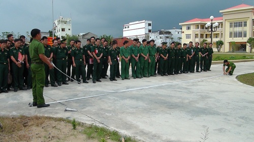 Bộ đội Biên phòng tỉnh Long An tập huấn công tác phòng chống cháy nổ