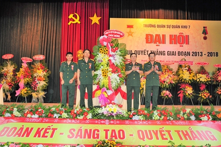 Trường Quân sự Quân khu 7 Đại hội thi đua quyết thắng giai đoạn 2013-2018