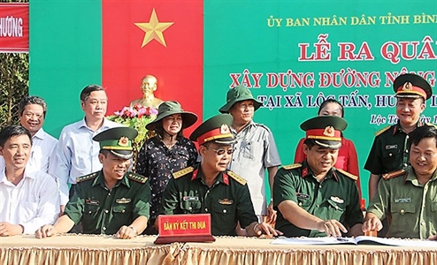 Xã Lộc Tấn, huyện Lộc Ninh (Bình Phước): Sức mạnh đoàn kết trong xây dựng đường nông thôn mới