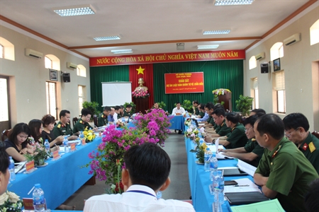 Bộ Quốc phòng khảo sát xây dựng Dự án Luật Dân quân tự vệ (sửa đổi) tại tỉnh Bà Rịa - Vũng Tàu