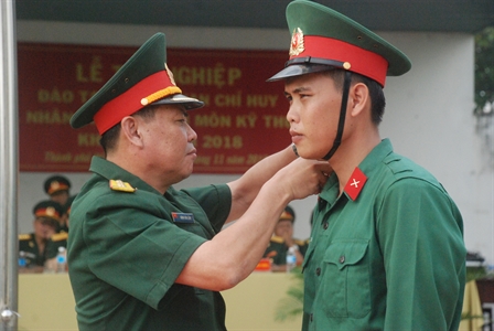 Gần 2.100 học viên đào tạo HSQ chỉ huy và nhân viên CMKT khóa 54 tốt nghiệp