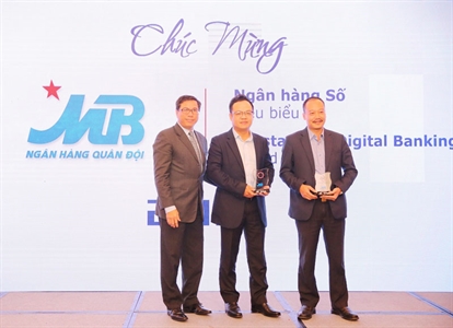 MB liên tiếp được vinh danh 2 giải thưởng “Ngân hàng số tiêu biểu” và “Ngân hàng cộng đồng tiêu biểu” năm 2018