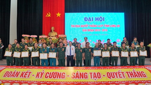 LLVT tỉnh Long An: Đại hội Thi đua Quyết thắng giai đoạn 2013 - 2018
