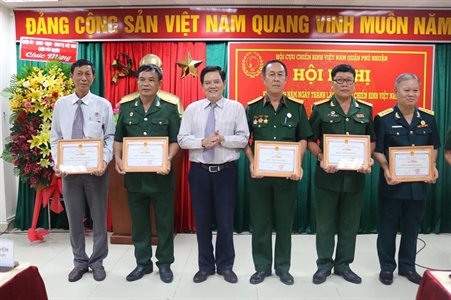 Hội CCB Quận Phú Nhuận kỷ niệm 29 năm ngày thành lập Hội CCB Việt Nam.