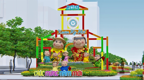 Nhiều nét nổi bật, đặc sắc tại đường hoa Nguyễn Huệ Tết Kỷ Hợi 2019
