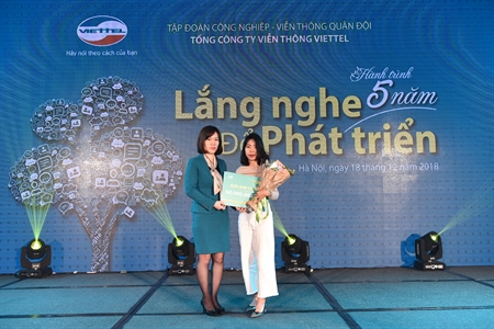 Viettel trao giải “Lắng nghe để phát triển” năm 2018