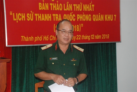 Hội thảo lịch sử Ngành Thanh tra quốc phòng Quân khu 7