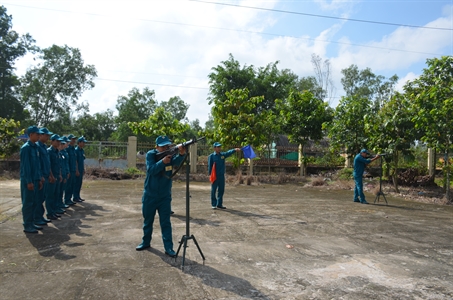 Bình Hòa Nam: Xây dựng lực lượng dân quân vững mạnh