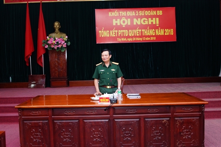 Khối thi đua 3 sư đoàn tổng kết phong trào thi đua quyết thắng