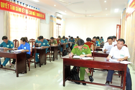 Tỉnh Bà Rịa – Vũng Tàu phát huy vai trò của Chính trị viên Ban CHQS xã, phường, thị trấn