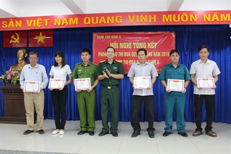 Cụm thi đua 4 – LLVT Quận 4 tổng kết phong trào thi đua quyết thắng năm 2018