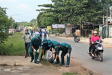 Ban CHQS xã Long Nguyên, Bàu Bàng (Bình Dương): Xây dựng đơn vị vững mạnh toàn diện