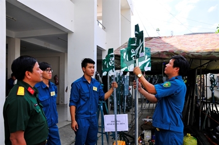 Hội thi sáng kiến, cải tiến mô hình học cụ LLVT quận Bình Tân