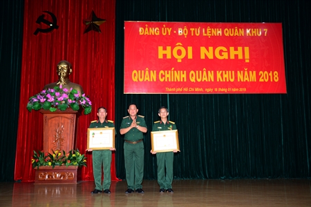 Quân khu 7 triển khai nhiệm vụ năm 2019