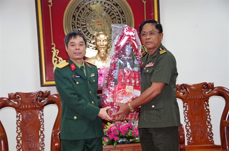 Tiểu khu quân sự Siem Reap, Quân đội Hoàng gia Campuchia chúc tết Bộ CHQS tỉnh Lâm Đồng