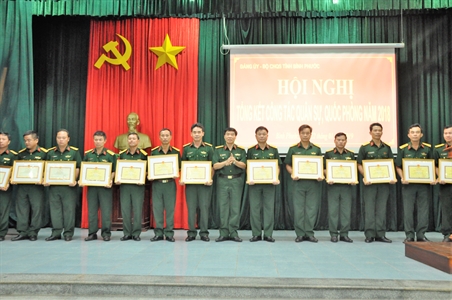 Bộ CHQS tỉnh Bình Phước tổng kết công tác quân sự quốc phòng năm 2018