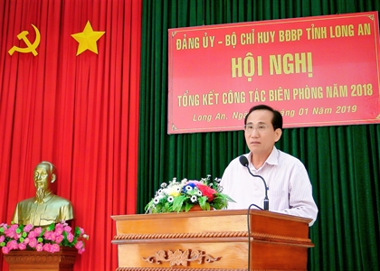 Bộ đội Biên phòng Long An triển khai công tác Biên phòng năm 2019