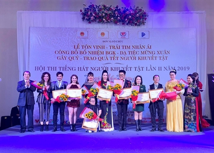 Lễ tôn vinh Trái tim nhân ái - Công bố Ban giám khảo Hội thi tiếng hát người khuyết tật