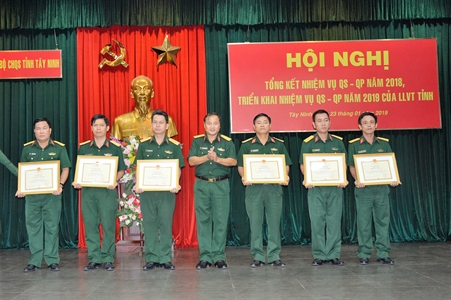 Bộ CHQS tỉnh Tây Ninh triển khai nhiệm vụ năm 2019