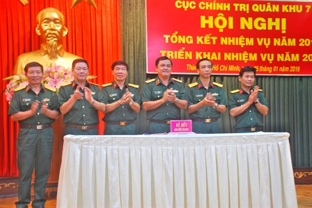 Cục Chính trị Quân khu 7 triển khai nhiệm vụ năm 2019