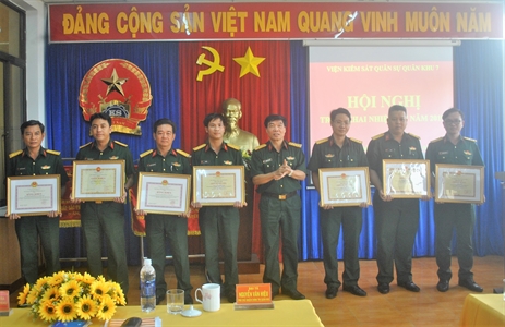 Viện Kiểm sát Quân sự Quân khu 7 triển khai nhiệm vụ năm 2019.