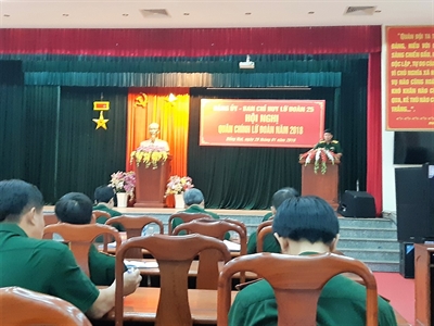 Lữ đoàn 25: Phấn đấu giữ vững Cờ thi đua xuất sắc của Bộ Quốc phòng
