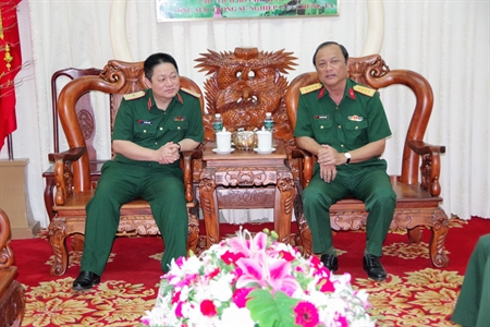 Tổng cục Hậu cần thăm, chúc tết LLVT tỉnh Tây Ninh