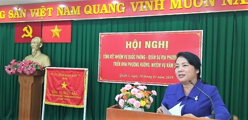LLVT quận 1: Hoàn thành thắng lợi nhiệm vụ quốc phòng - quân sự địa phương