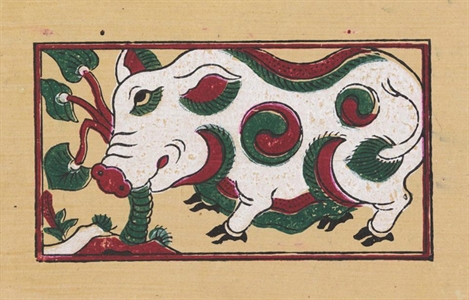 Con lợn của hai dòng tranh Đông Hồ và Kim Hoàng