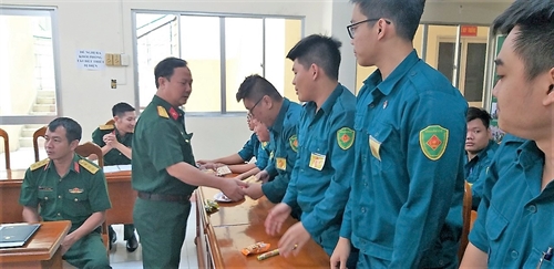 Ban Chỉ huy quân sự quận 1: Giao ban đầu năm 2019