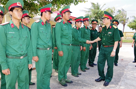 Huyện Phú Quý (Bình Thuận) sẵn sàng giao quân năm 2019