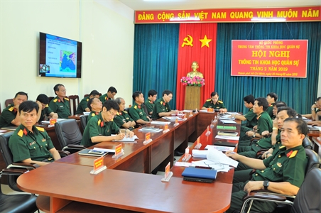 Hội nghị trực tuyến Thông tin Khoa học quân sự tháng 2 năm 2019