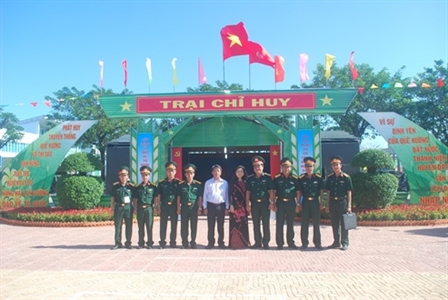 Thiếu tướng Đỗ Văn Bảnh kiểm tra công tác giao nhận quân tại tỉnh Bà Rịa – Vũng Tàu