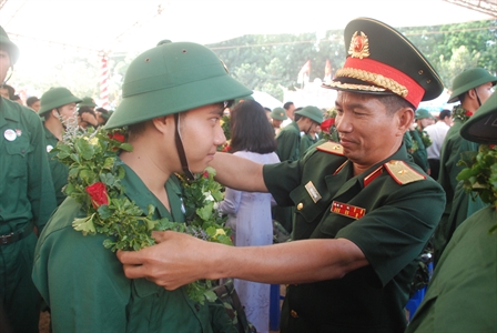 Bình Dương giao quân năm 2019