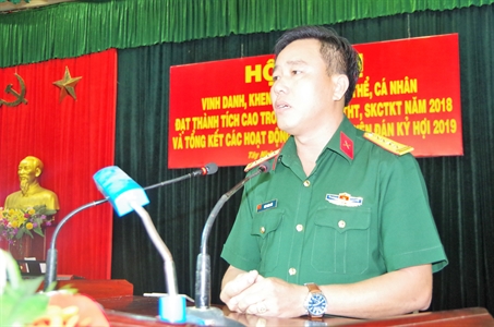 Sư đoàn 5: Vinh danh, khen thưởng các tập thể, cá nhân đạt thành tích cao trong hội thao, hội thi và hoạt động mừng xuân Kỷ Hợi 2019