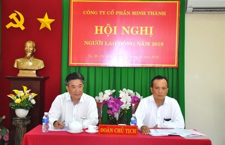Công ty Cổ phần Minh Thành tổ chức hội nghị người lao động năm 2019