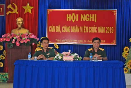 Trường Cao đẳng nghề số 7 hội nghị cán bộ, công nhân viên chức năm 2019