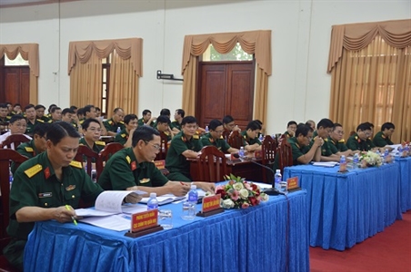 Cục Chính trị Quân khu 7 bồi dưỡng báo cáo viên và giao ban công tác tuyên huấn quý I năm 2019