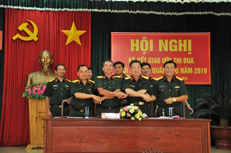 Khối thi đua Kinh tế Quân khu 7 ký kết giao ước thi đua năm 2019