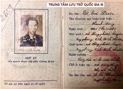 Lê Bá Đàn: cán bộ đi B quê hương Bình Thuận
