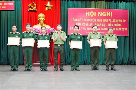 Công an – Quân sự - Biên phòng tỉnh Tây Ninh tổng kết công tác phối hợp năm 2018