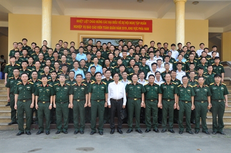 Tập huấn nghiệp vụ báo cáo viên toàn quân khu vực phía Nam