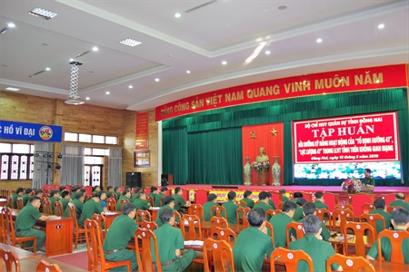 Bộ CHQS tỉnh Đồng Nai tập huấn công tác đấu tranh trên mạng xã hội