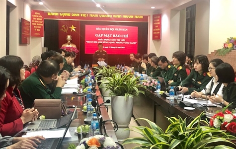 Phát động cuộc thi viết 'Quân đội anh hùng, quốc phòng vững mạnh'