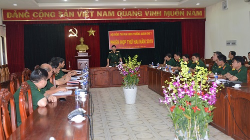 Hội đồng thi đua khen thưởng Quân khu họp phiên thứ 2 năm 2019.