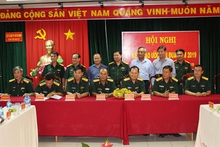 Cụm Thi đua 4, Bộ Tư lệnh TPHCM ký kết giao ước thi đua năm 2019