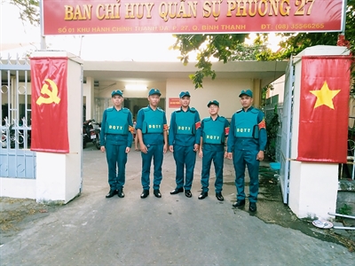 LLVT phường 27, quận Bình Thạnh: Tích cực phối hợp bảo vệ địa bàn