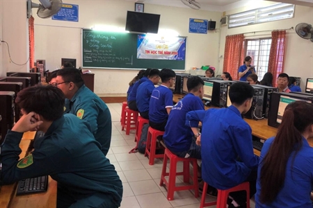 LLVT phường 6, quận Tân Bình phối hợp tổ chức Hội thi Tin học trẻ