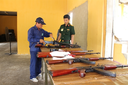 Quân khu 7 kiểm tra đánh giá kỹ năng nghề nhân viên kỹ thuật ngành Quân khí