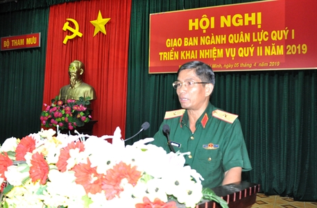 Ngành Quân lực triển khai nhiệm vụ quý II năm 2019